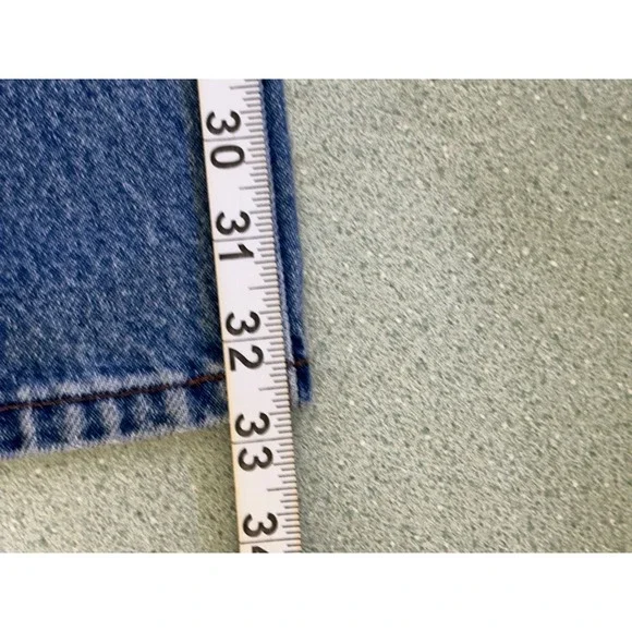 Harley-Davidson Mens Boot Cut Jeans Medium Wash Blue Denim 34x34 - Picture 6 of 8